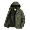 Men's Fleece Thickened Large Size Loose Middle-aged and Young People's Cotton-padded Clothes Outdoor Tooling Cotton-padded Jacket