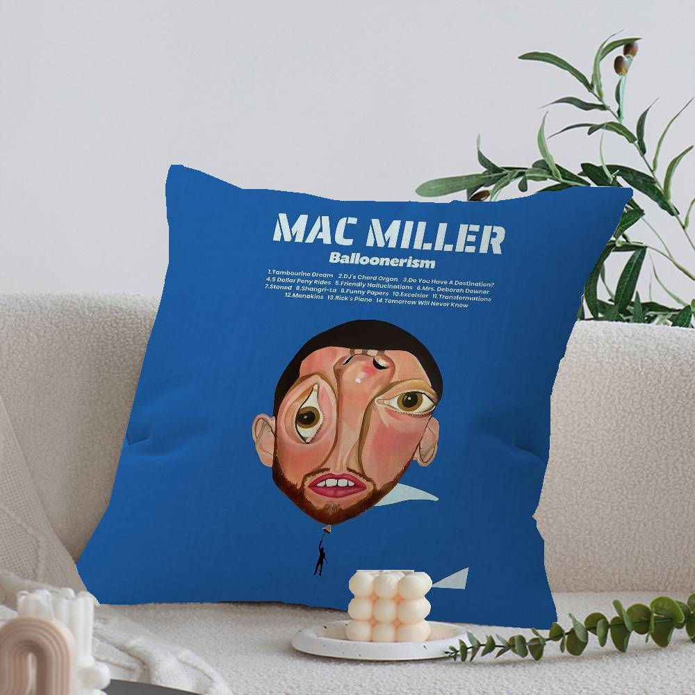 Singer M-Mac Miller Pillow Cover For Bedroom Room And Living Room Sofa Decorative Cushion Cover