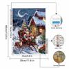 Diamond Painting Set DIY 5D Full Diamond Christmas Santa Claus Sleigh Reindeer Crafts for Home Wall Decoration
