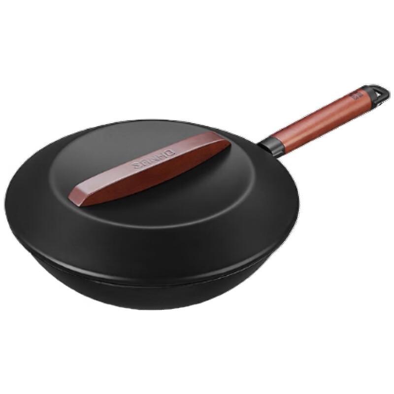 

Sanhe Refined Iron Flat-Bottom Frying Pan 34cm