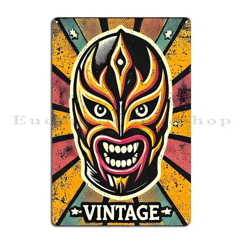 Vintage Art Wear a Mask COMICS Friday Metal Plaque Poster Garage Custom Wall Cave Party Designer Tin Sign Poster