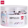 Deli Manual Pencil Sharpeners, 48-Pack Mixed Colors