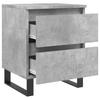 Nightstand Concrete Gray 40 x 35 x 50 cm Particleboard