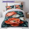Cartoon Pattern Bedding Quilt Set Quilt Cover Pillowcase Home Decoration Birthday Gift (1 * duvet cover + 2 * pillowcase, without core)