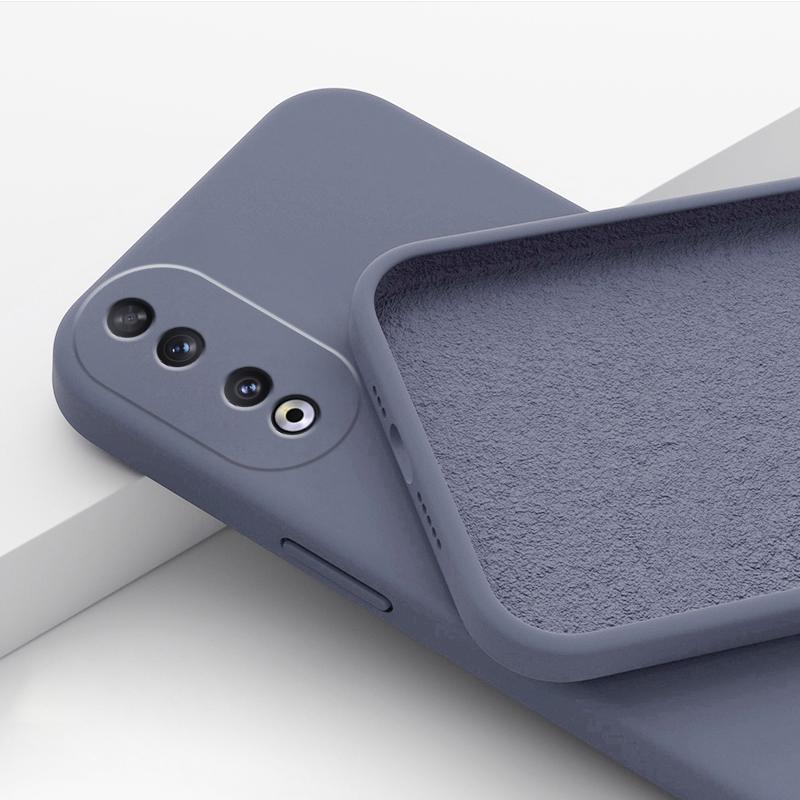 Luksus flytende silikon mykt deksel for Honor 90 Honor90 Slicone Soft TPU-deksel for Honor 90 6,7 tommers dekningsdeksel