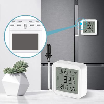 WiFi Temperature Humidity Sensor with External Probe APP Monitoring Smart Home Hygrometer Plants Aquarium Winery Digital Humidity Gauge Meter
