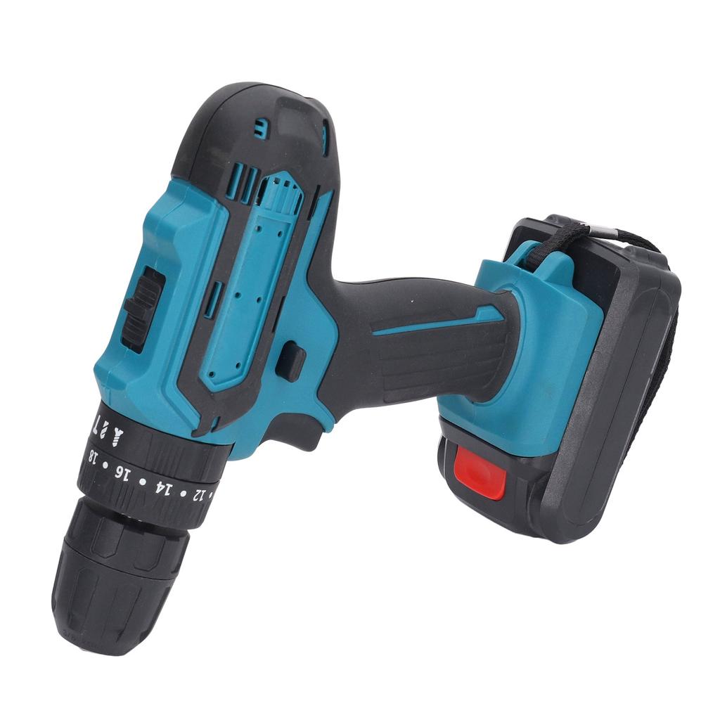 Cordless Drill 2 Gear Speed 38 24 UNF Keyless Chuck Portable Hand Electric Drill with 2 Batteries