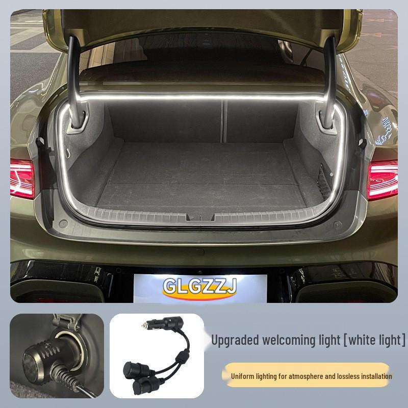 Compatible with Xiaomi YU7 Trunk Ambient Light, Flowing Taillight, SU7 Decorative Light, and Cigarette Lighter LED Splitter