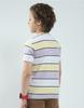 Monte Carlo Boy's Striped Pattern Regular Fit Half Sleeve T-Shirt
