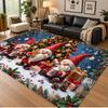 Tapis de sol thème Noël, Tapis doux, Décoration de fête intérieure pour la maison
