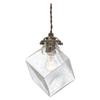 Interform Quadrato Pendant Light LT-2656BU (Bulb Not Included, Sold Separately) Bubble Glass Antique