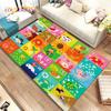 ABC Cartoon Kinder Spielzimmer Alphabet Kinder Krabbeln Früherziehung Bereich Teppich, Teppich für Wohnzimmer Schlafzimmer Sofa, rutschfeste Matte
