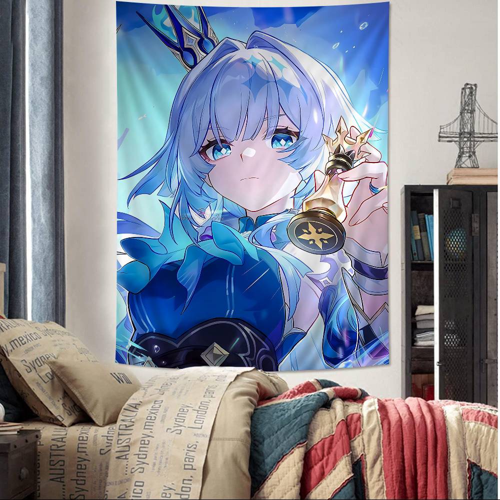Game Honkai Star Rail DIY Wall Tapestry For Living Room Home Dorm Decor Wall Art Decor