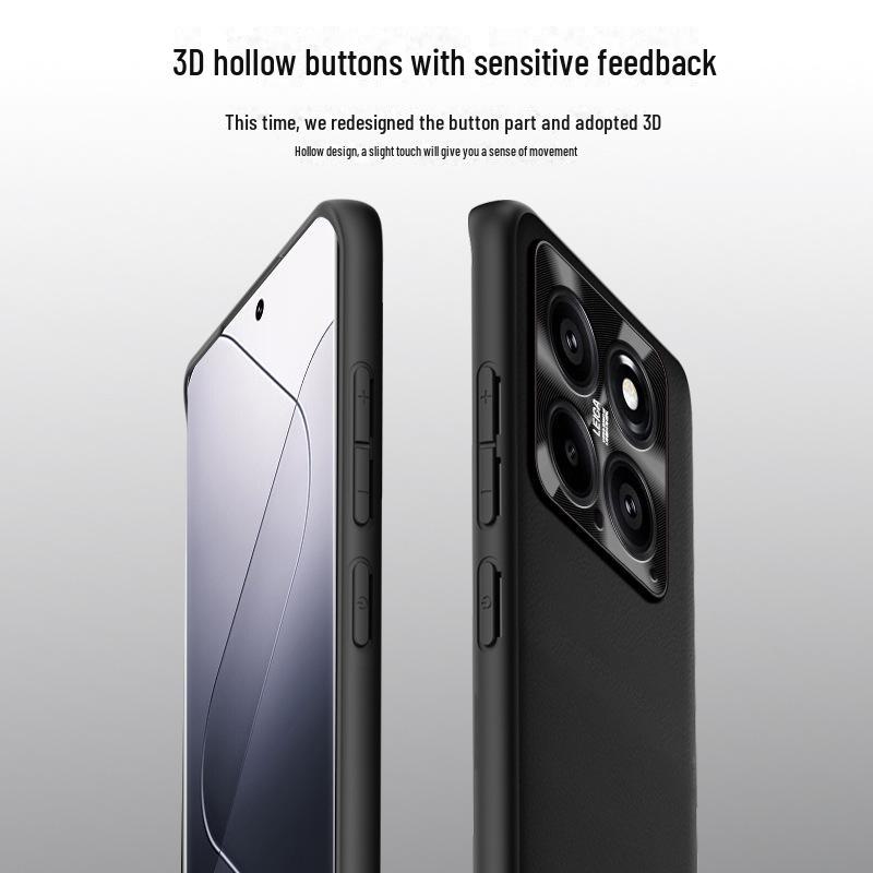 Xiaomi 14 Liquid Leather Case: Anti-Fall & Anti-Fouling Protective Cover