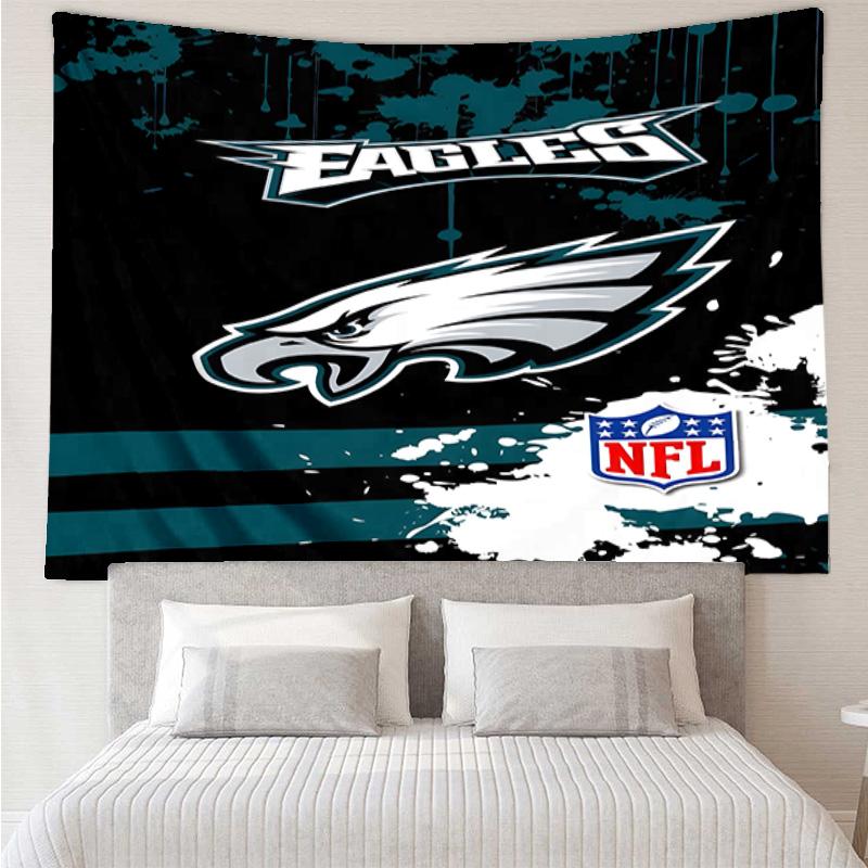 Philadelphia Eagles Night Game Tapestry Hanging for Bedroom,Livingroom, Playroom,Decor Art Room Wall Tapestry Holiday and Birthday Gifts