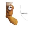 New Trendy Men's And Women's Fashionable Cute Cartoon Long Socks Christmas Knitted Casual Floor Warm Socks