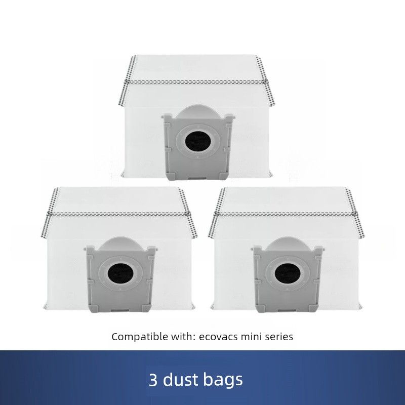 

Suitable for Coworth Dibao Mini Sweeper Accessories Mop Cleaning Liquid Agent Dust Bag Garbage Bag Consumables 3 Activated Carbon Dust Bags