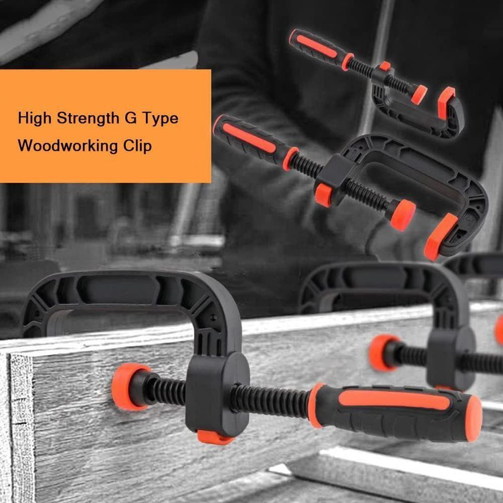 2PCS Heavy-Duty Construction Heavy-Duty Spring Clamps Quick-Grip Clamps  Woodworking Projects