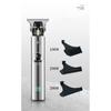 LCD Display Oil Head Hair Clipper Lithium Battery Silent Rechargeable Carving Head Washable Electric Pusher