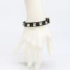 Valentino Garavani Rock Studs Leather Bracelet Black / goldUsed