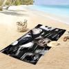 Gustav Schafer Print Beach Towel, Large Soft Quick Dry Towel for Beach Camping Swimming