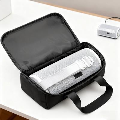 Speaker Storage Bag Water-Resistant Wear-Resistant Dirt-Resistant Bluetooth-compatible Speaker Case Zipper Closure Travel Organizer