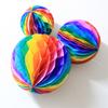 1PC Paper Flower Ball Colorful Honeycomb Ball Festival Wedding Supplies Paper Flower Ball Latte Flower Christmas Background Wall Decoration Supplies