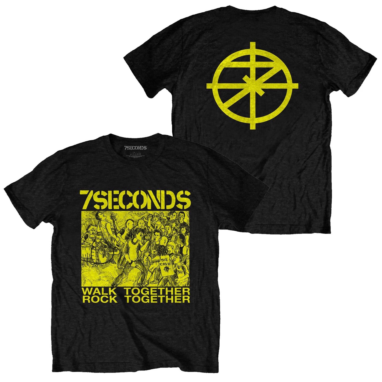 7 Seconds Walk Together Rock Together T-Shirt S M L XL 2XL NEW XXL