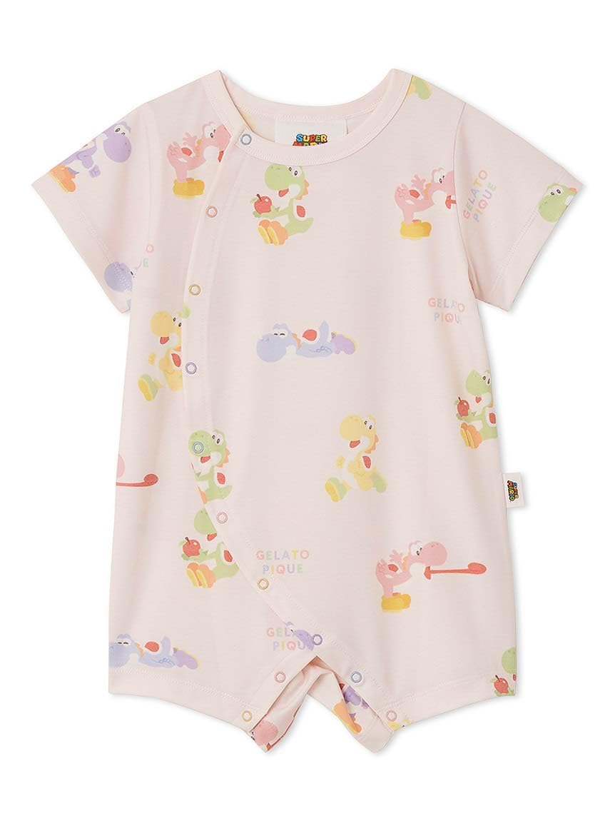 

Nintendo BABY Toad Yoshi Rompers PBCO252486 PNK 70 [Gelato Pique] & (Yoshi)