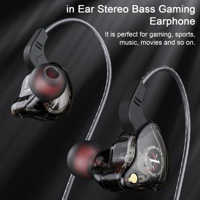 Kabelgebundenes Headset, Stereo-Surround, tiefer Bass, Musik-Player, ergonomischer 3,5-mm-Kopfhörer, Spiel-Ohrhörer, Telefonzubehör
