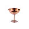 Footed Metal Serving Cup for Fruit Presentation and Party Table Use, Stemmed Bowl Cup for Home Gathering Display