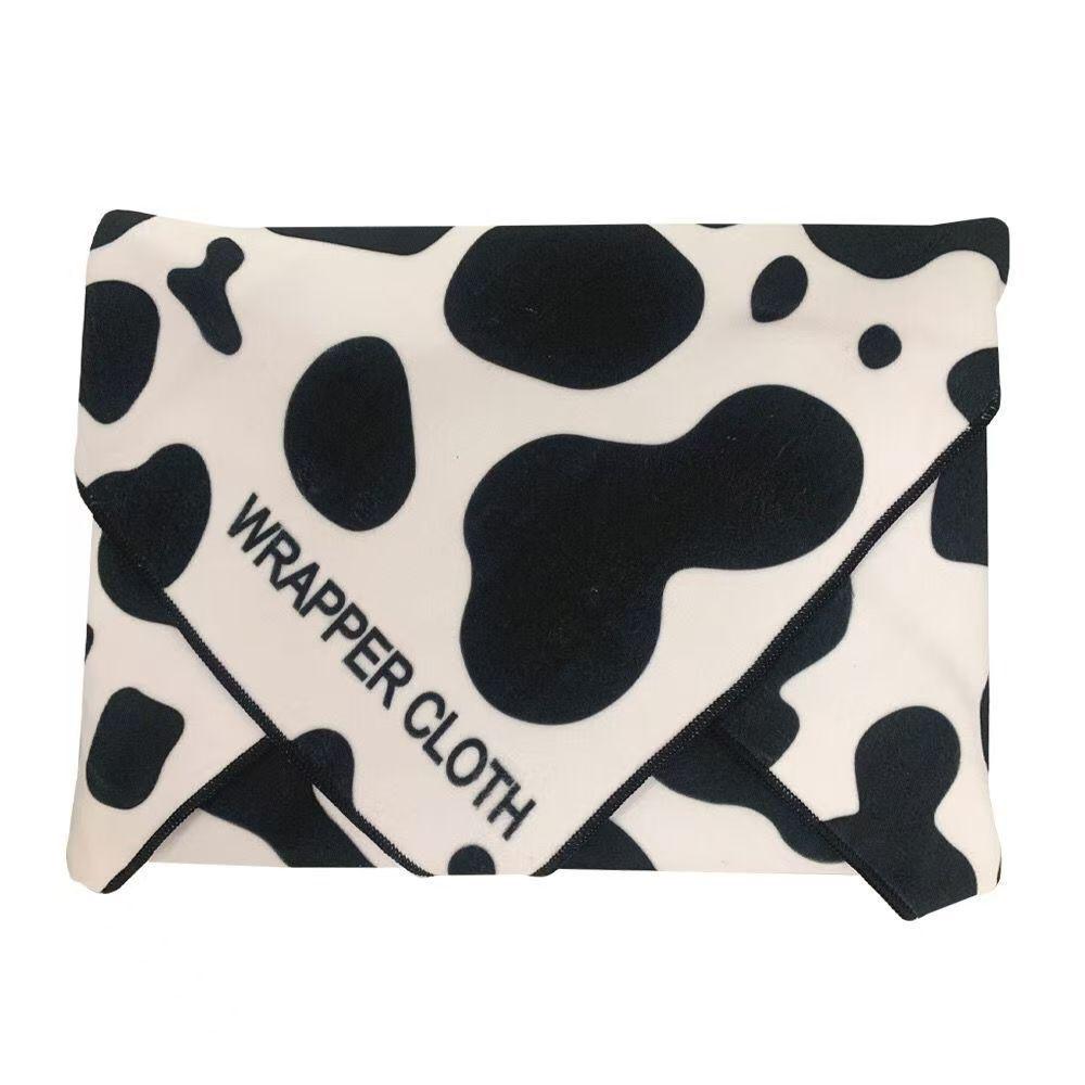 Thickened Pleated Foldable Makeup and Laptop Protective Bag with Velcro