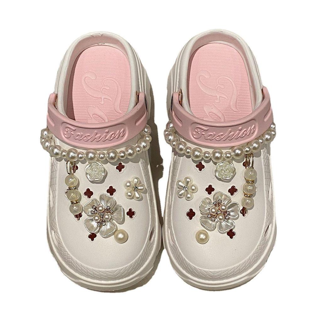 Женские летние шлепанцы на толстой подошве, нескользящие, для дома/улицы