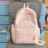 Schoolbag student schoolbag bow embroidery small fresh junior high school girls high value large capacity backpack high school backpack