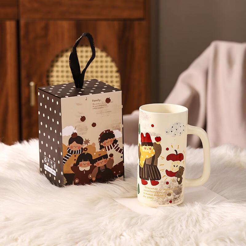 SX Parent-Child Time Retro Glass Mug