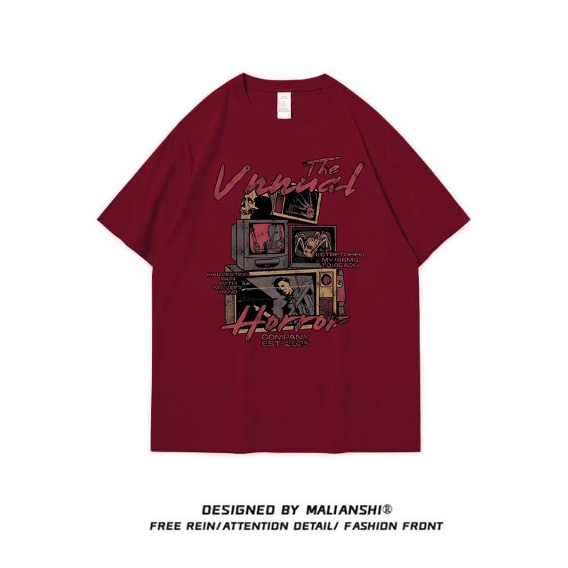 Women's 2025 Loose-Fit Cartoon Hip-Hop Cotton T-Shirt