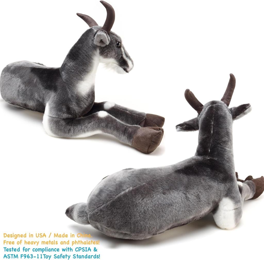 VIAHART Zwergziege Samuel Plüschtier, 27 Zoll (ungefähr 69cm), Tiger Tale Spielzeug [Gebraucht]