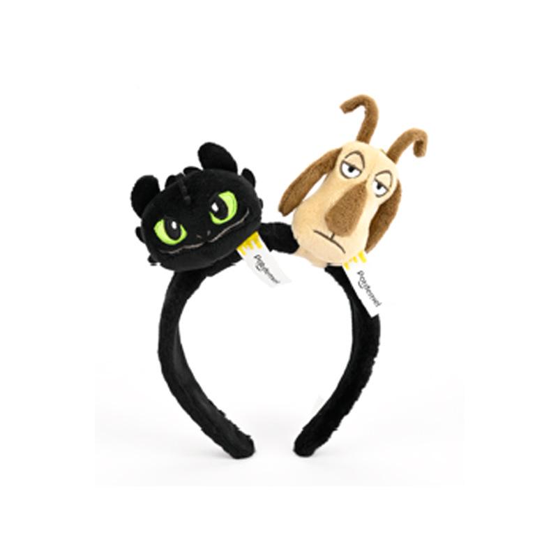 Genuine How To Train Your Dragon Toothless & Light Fury Plush Keychain 