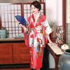 2025 Seiden Plus Size Japanischer Kimono Pyjama - Damen Trendiges Douyin-Inspiriertes Gewand Bademantel Hauskleidung