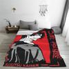 Coperta Rossa Toji Velluto Jujutsu Kaisen Comoda Ultra-Morbida Coperta da Lancio per Biancheria da Letto Biancheria da Letto Coperte
