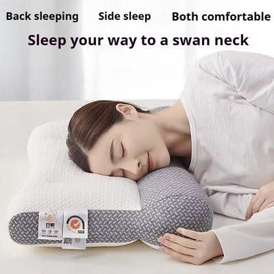 Comfortable Pillow To Protect The Cervical Spine and Help Sleep Home Rectangular Adult Knitted Pillow