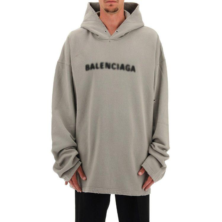 Balenciaga Blurry Logo Hoodie 661711TKVD68174