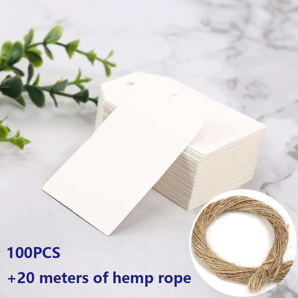 

100pcs Small Gift Price Tag/Kraft Paper Hang Tags Wedding/Birthday Party Decoration /Jewelry Price Tag