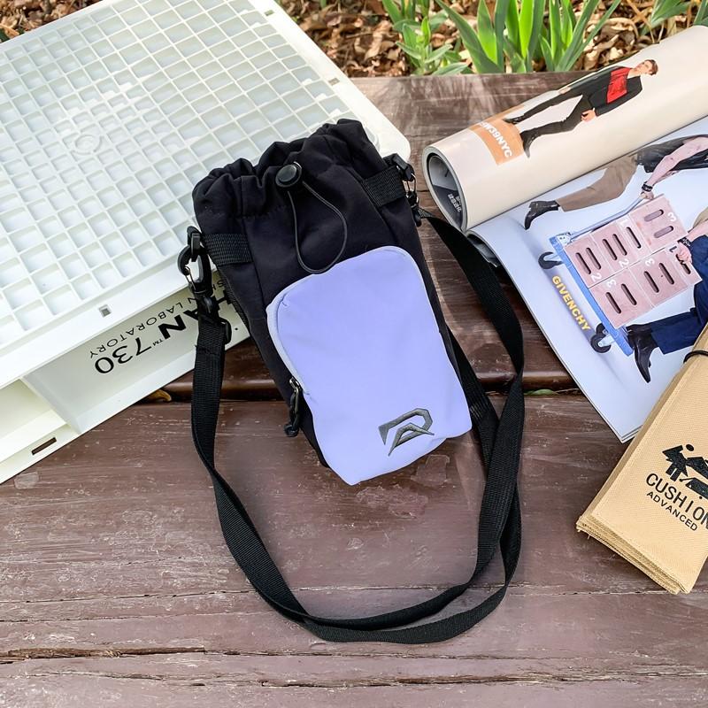

Outdoor Sports Water Cup Bag, Mobile Phone Bag, Tide Brand Messenger Bag, Men S And Women S Leisure Outdoor Portable Kettle Bag чорний