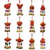 Wind Chimes Sachet Adorable Multi-pattern Chinese Style Car Pendant Fish Metal Bell Wind Chimes for Dragon Boat Festival
