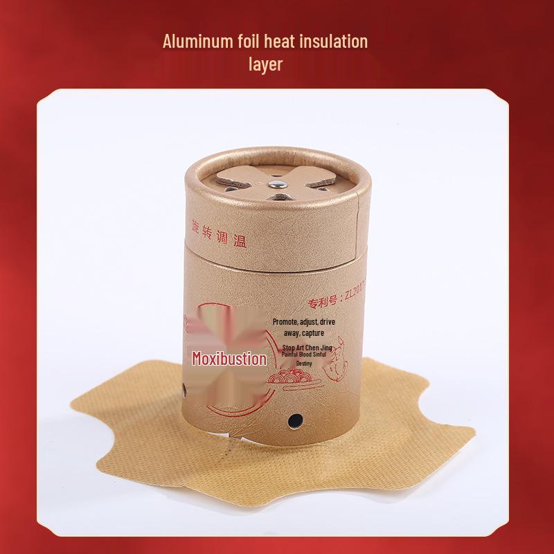 Portable Adjustable Temperature Moxa Moxibustion Tube and Jar Set