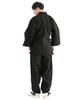 Samue for size 39 [KYOETSU] men, summer, shijira, (black, M)