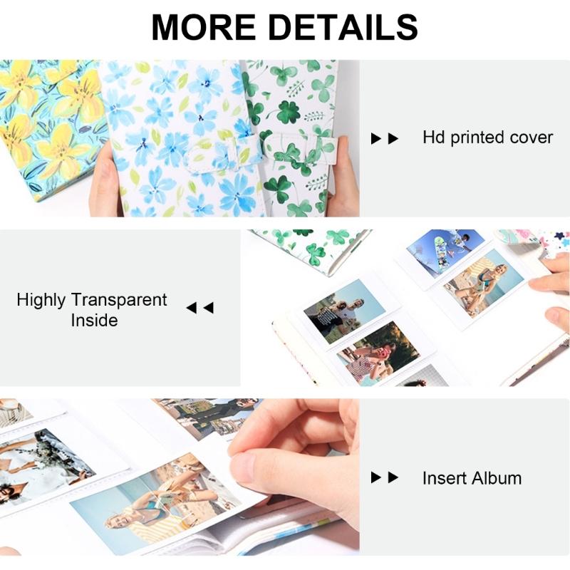 Unique Design Stylish Photo Album 3inch Card Organizers Bag for Birthday Holiday Family Wedding Anniversary Present
