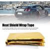 Heat Barrier Reflect Sheet, Self Adhesive High Temp Heat Wrap, Heat Reflective Adhesive Backed Roll, Thermal Insulation Blanket for Automotive Hose ,