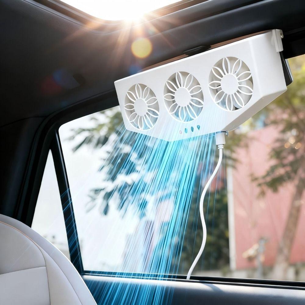 Low Energy Consumption Solar Powered Car Ventilator Solar Powered Exhaust Fan Vehicle Cooling